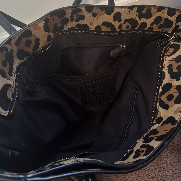 Coach leopard print tote bag - Picture 2 of 8